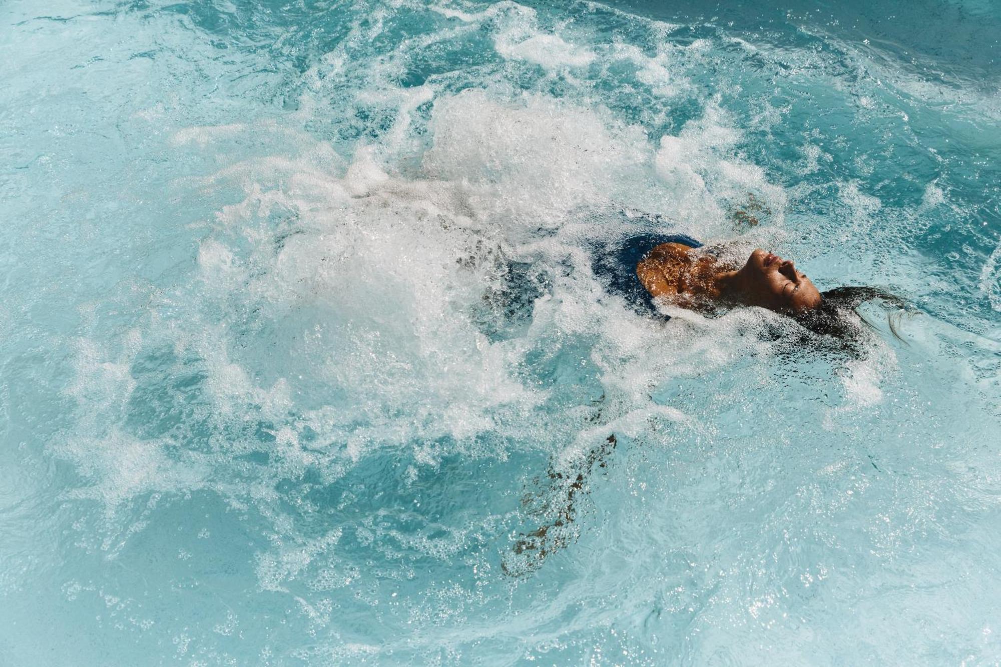 Hotel Plage Palace & Spa Palavas-les-Flots Exterior foto A swimmer in the water